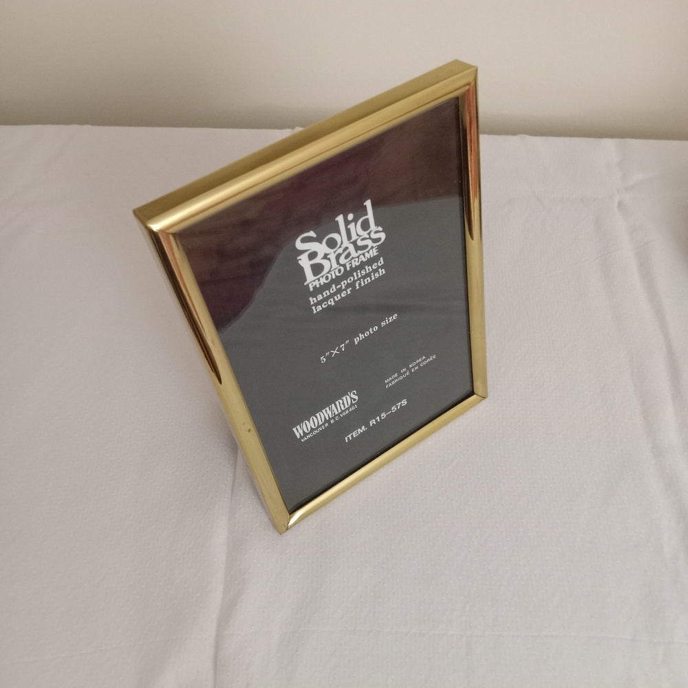 Solid Brass Photo Frame - Picture 5 of 6